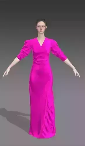 Dress anvelop cut drape blouse 