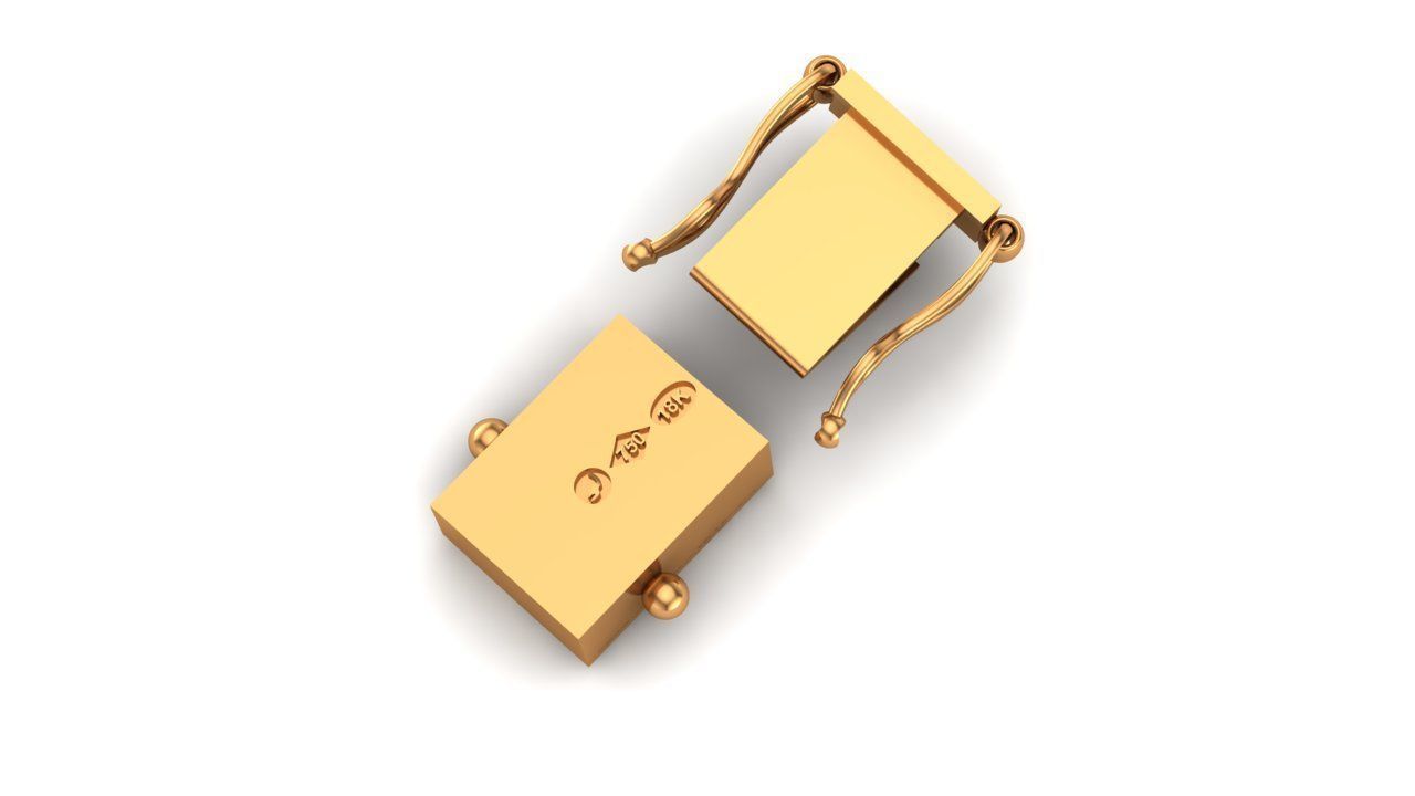 Broche-chain lock 3D print model_5