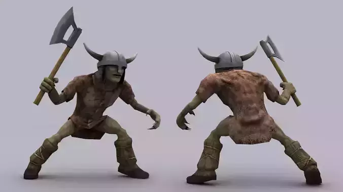 KOBOLD GAME READY ANIMATED MODEL Low-poly 3D model