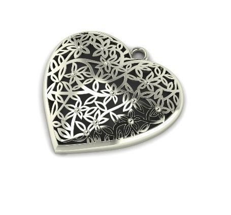 5 heart serdce 3D print model_4