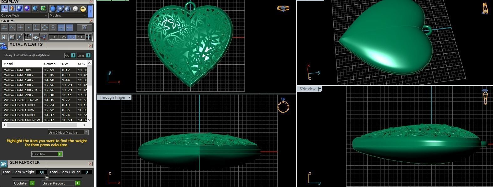 5 heart serdce 3D print model_5