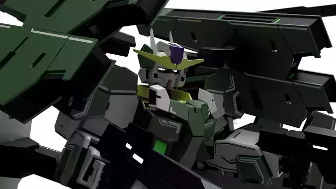 GN 010 Gundam Zabanya - FM 3D print model