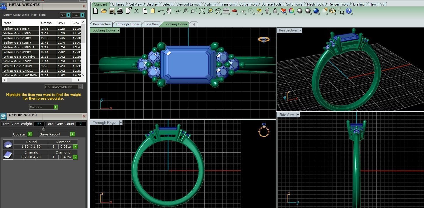 12 ring 3D print model_1