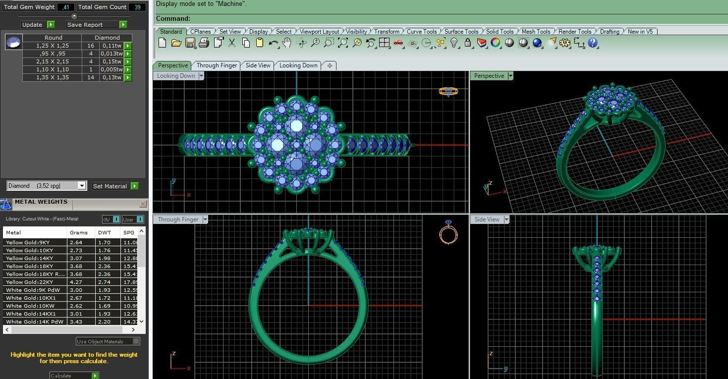 10 ring 3D print model_4