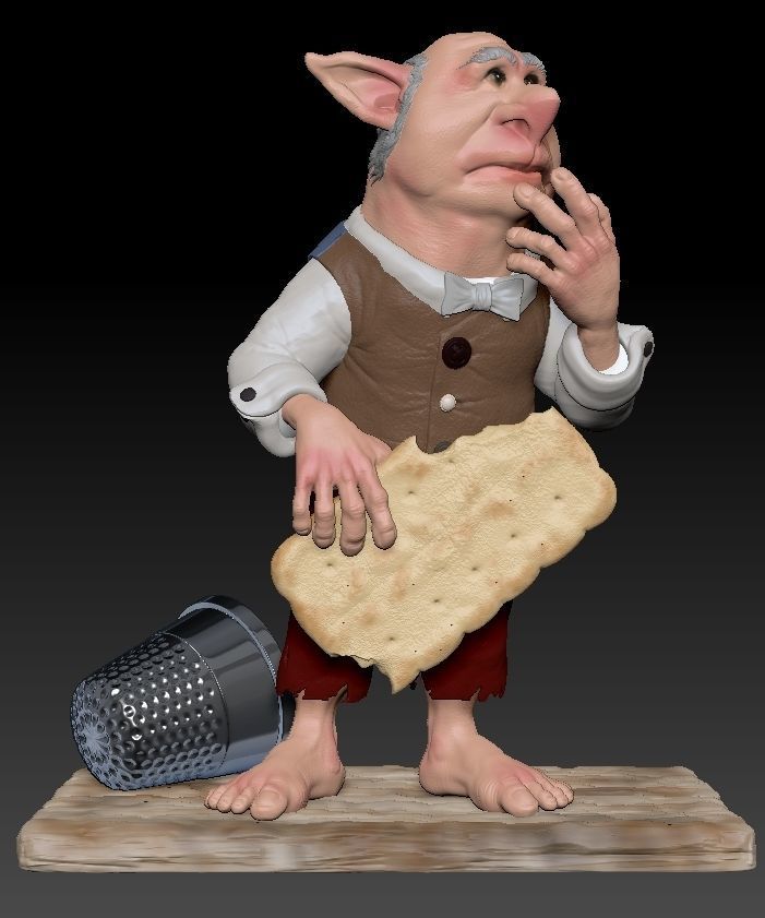 Thimbletack 3D STL Printable 3D print model_1