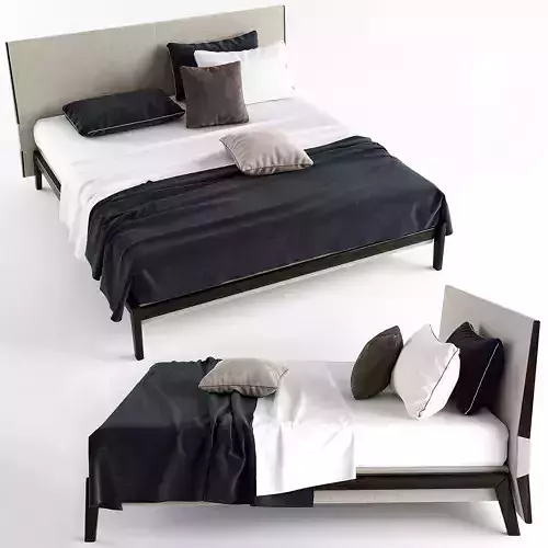 bed Modern double 3D model
