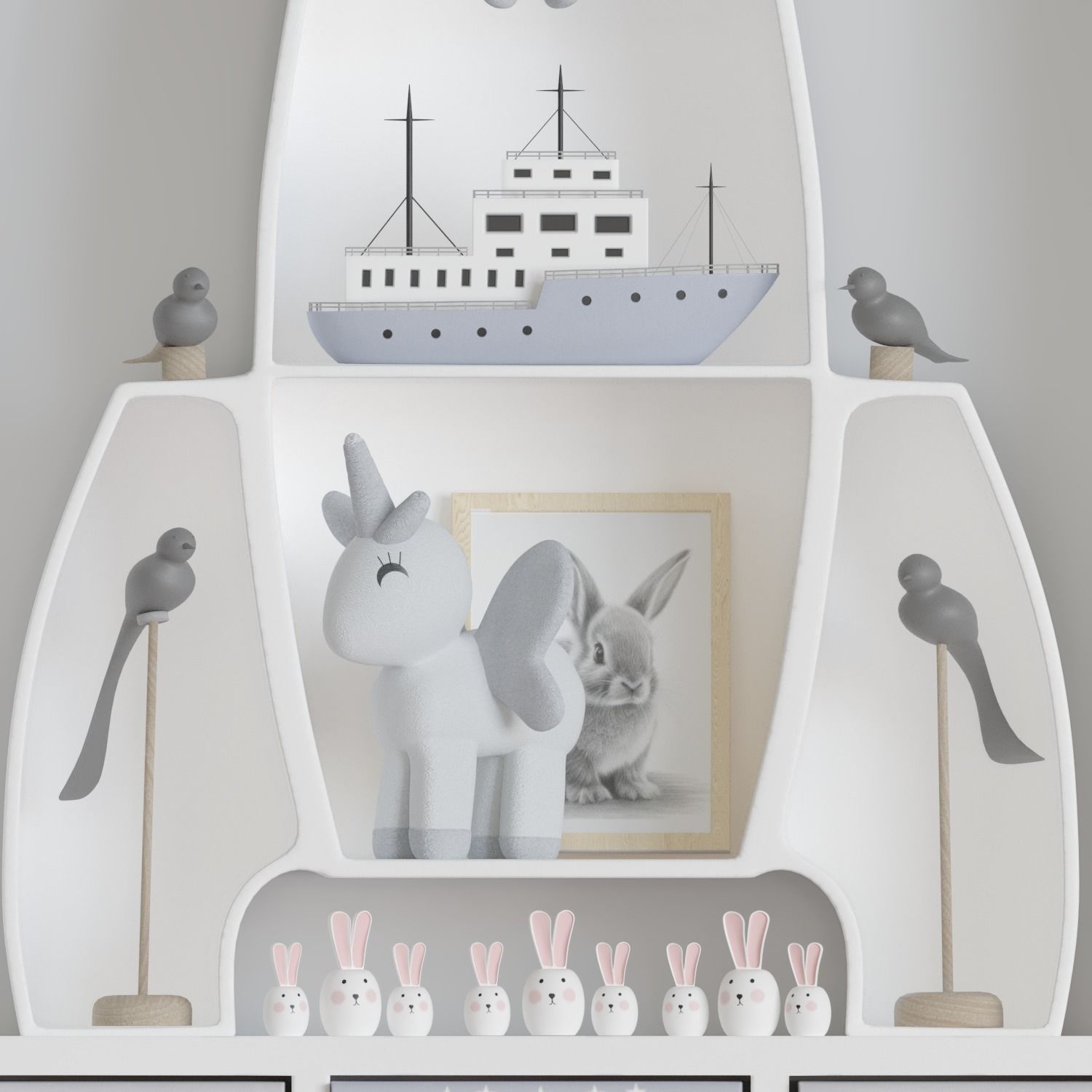 Decor set for kids 1 3D model_2