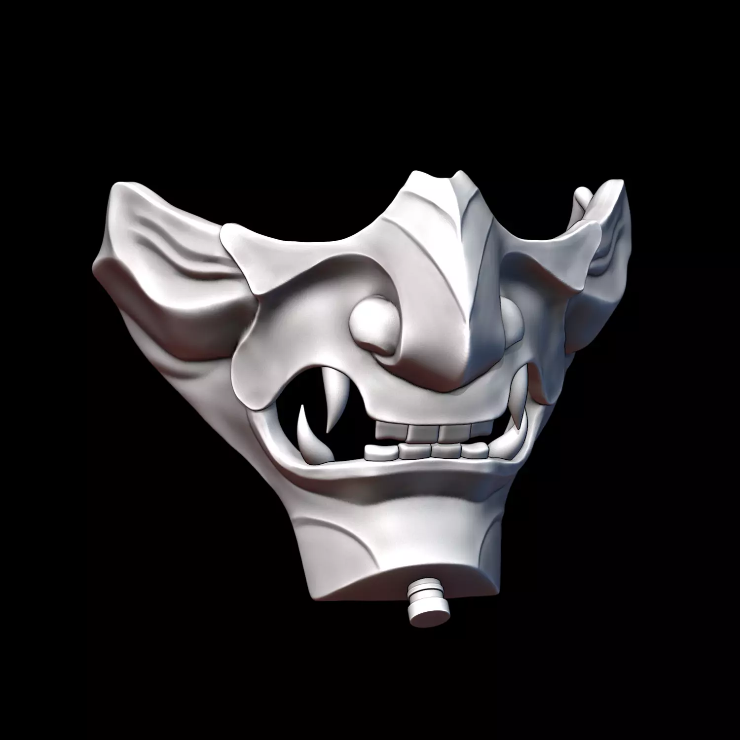 Chost Ninja Mask Inspired of Ghost of Tsushima 3D print model