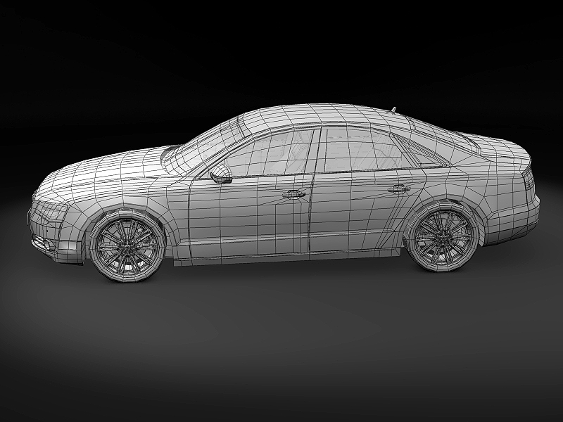 2011 Audi A8 3D model_8