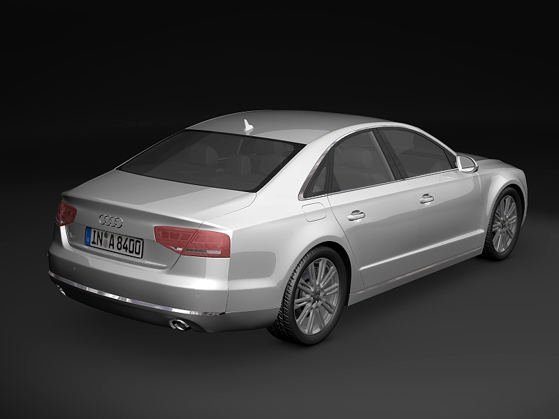 2011 Audi A8 3D model_4