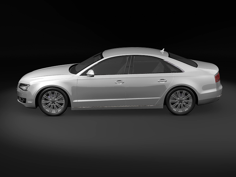 2011 Audi A8 3D model_2