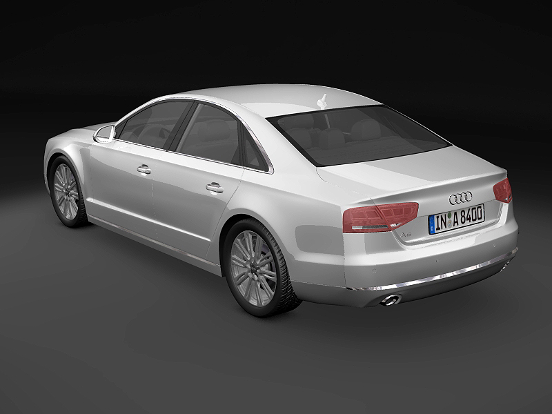 2011 Audi A8 3D model_3