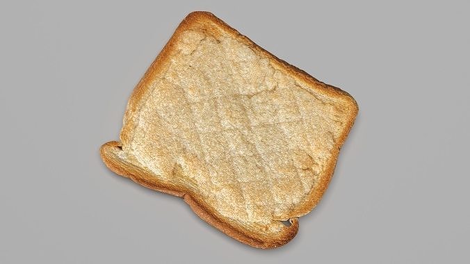 Toast 3D model 4