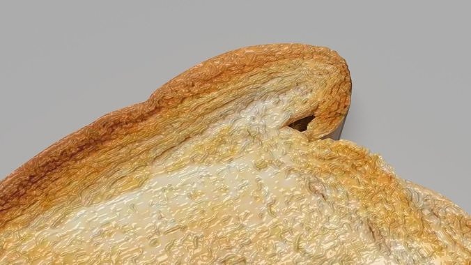 Toast 3D model 7