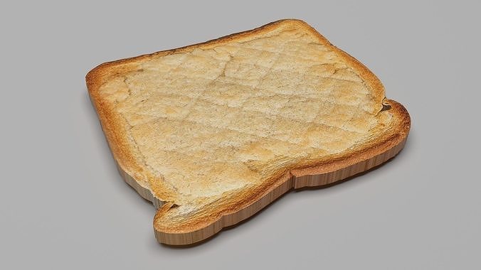 Toast 3D model 3