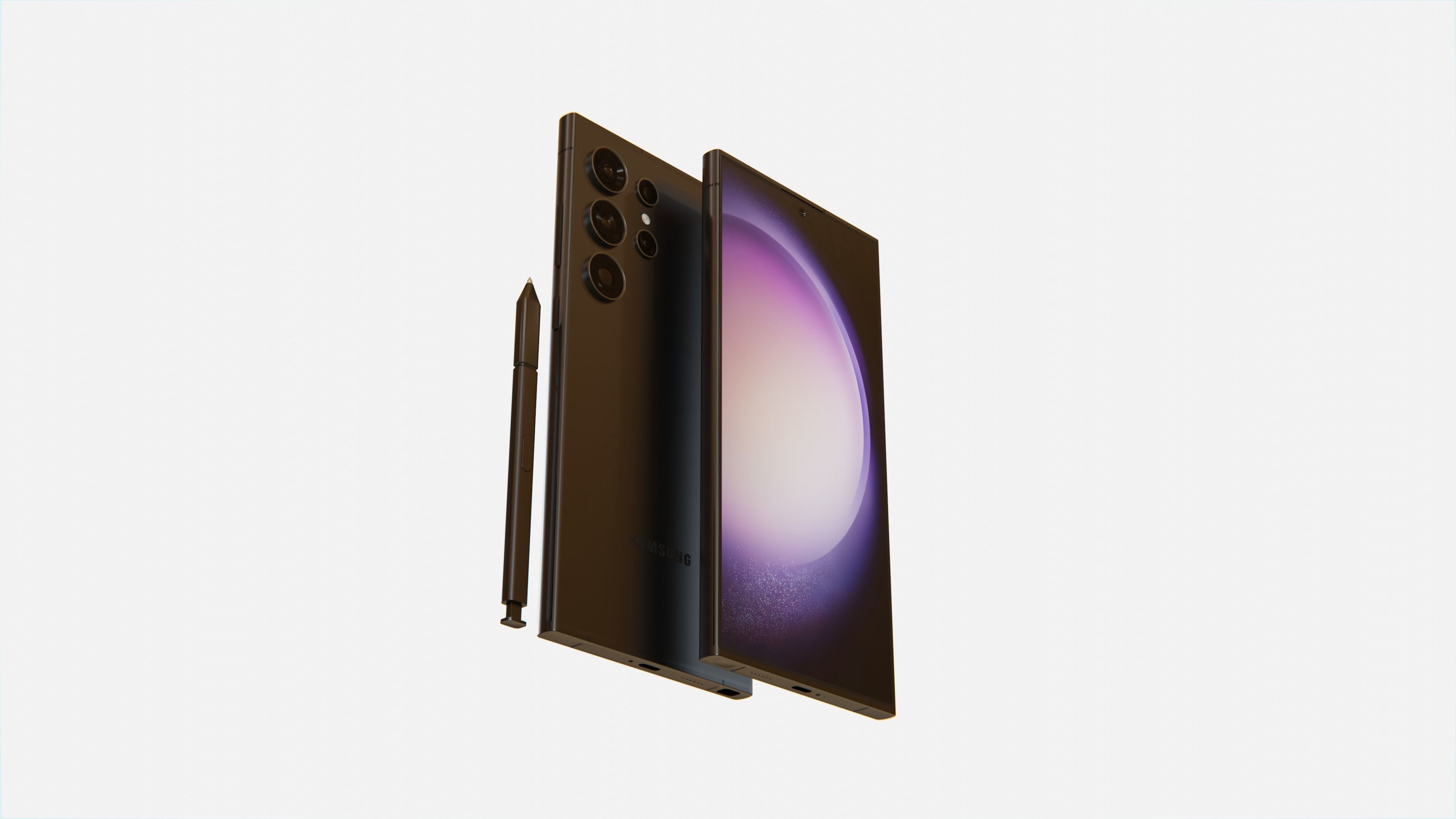 Samsung galaxy s24 ultra Pixels effects 3D model_1