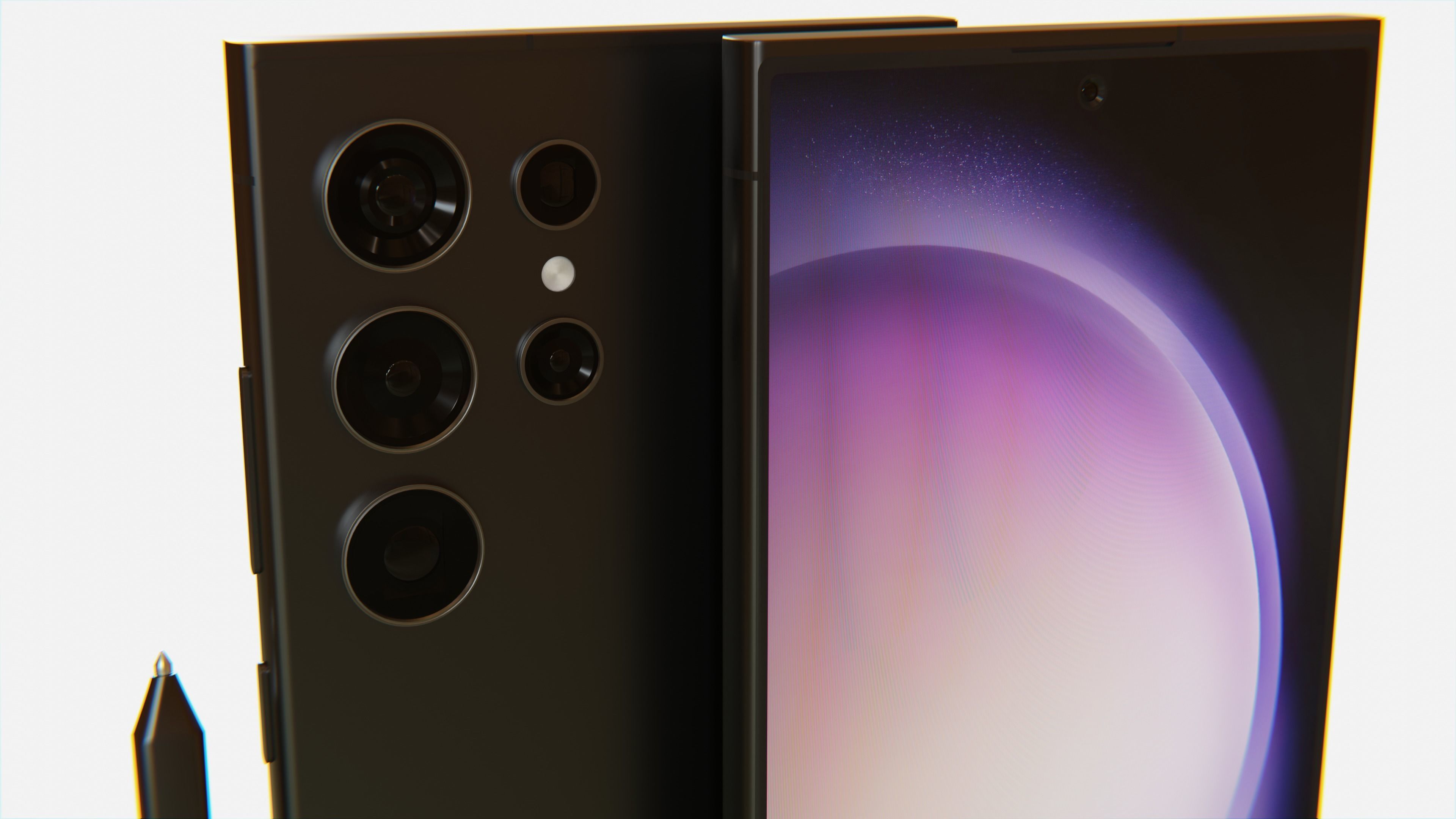 Samsung galaxy s24 ultra Pixels effects 3D model_3