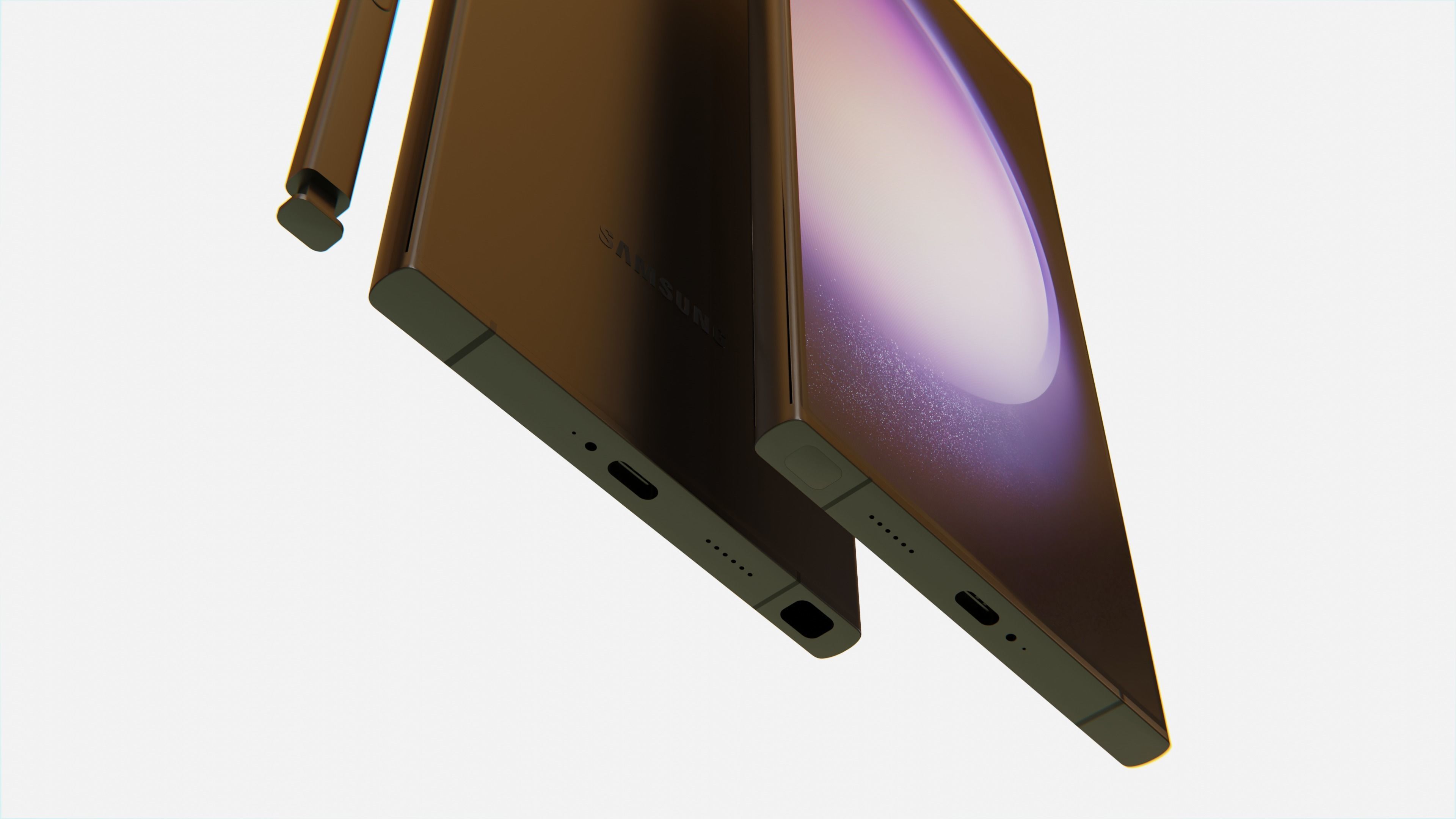 Samsung galaxy s24 ultra Pixels effects 3D model_4