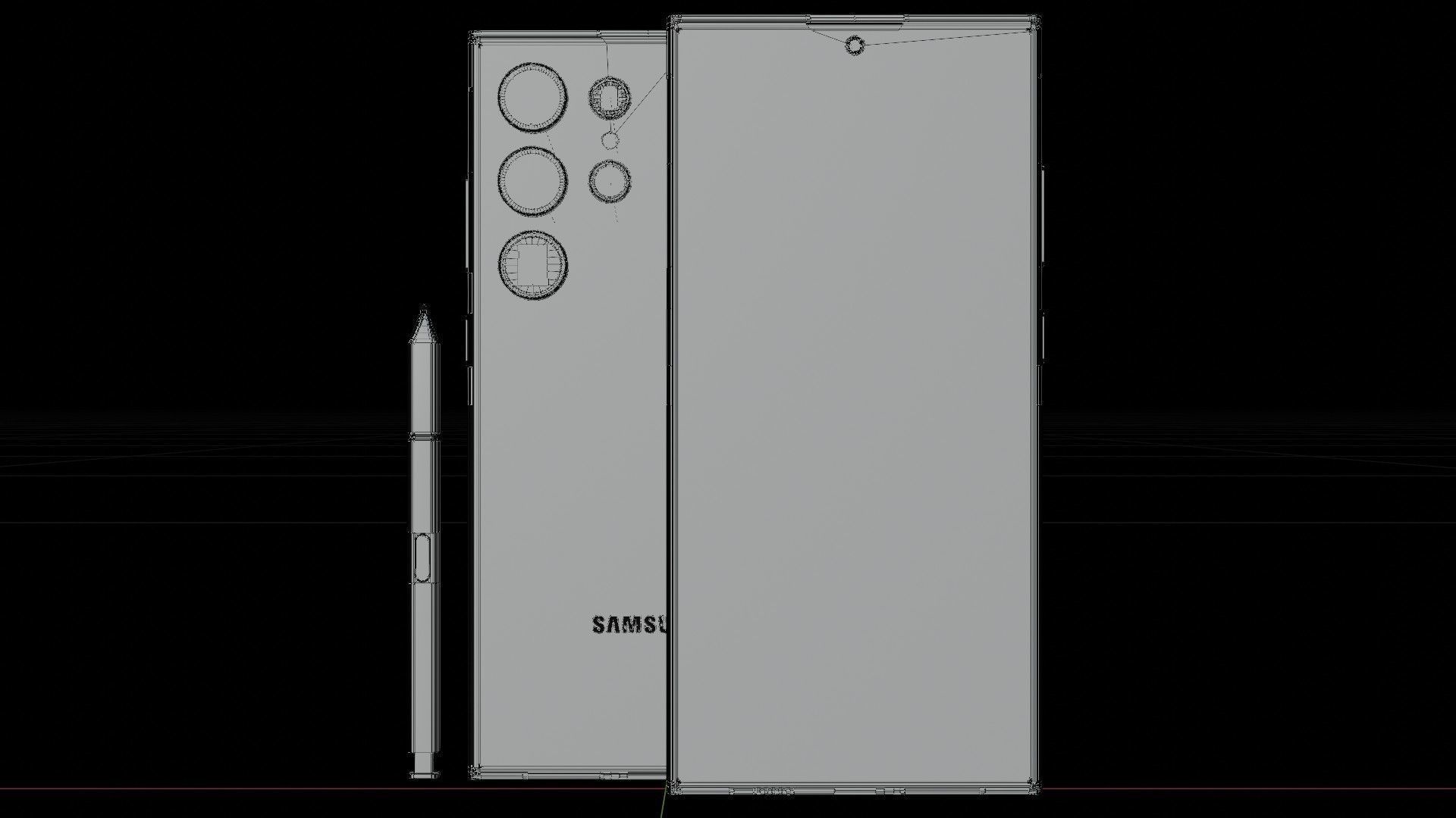 Samsung galaxy s24 ultra Pixels effects 3D model_10