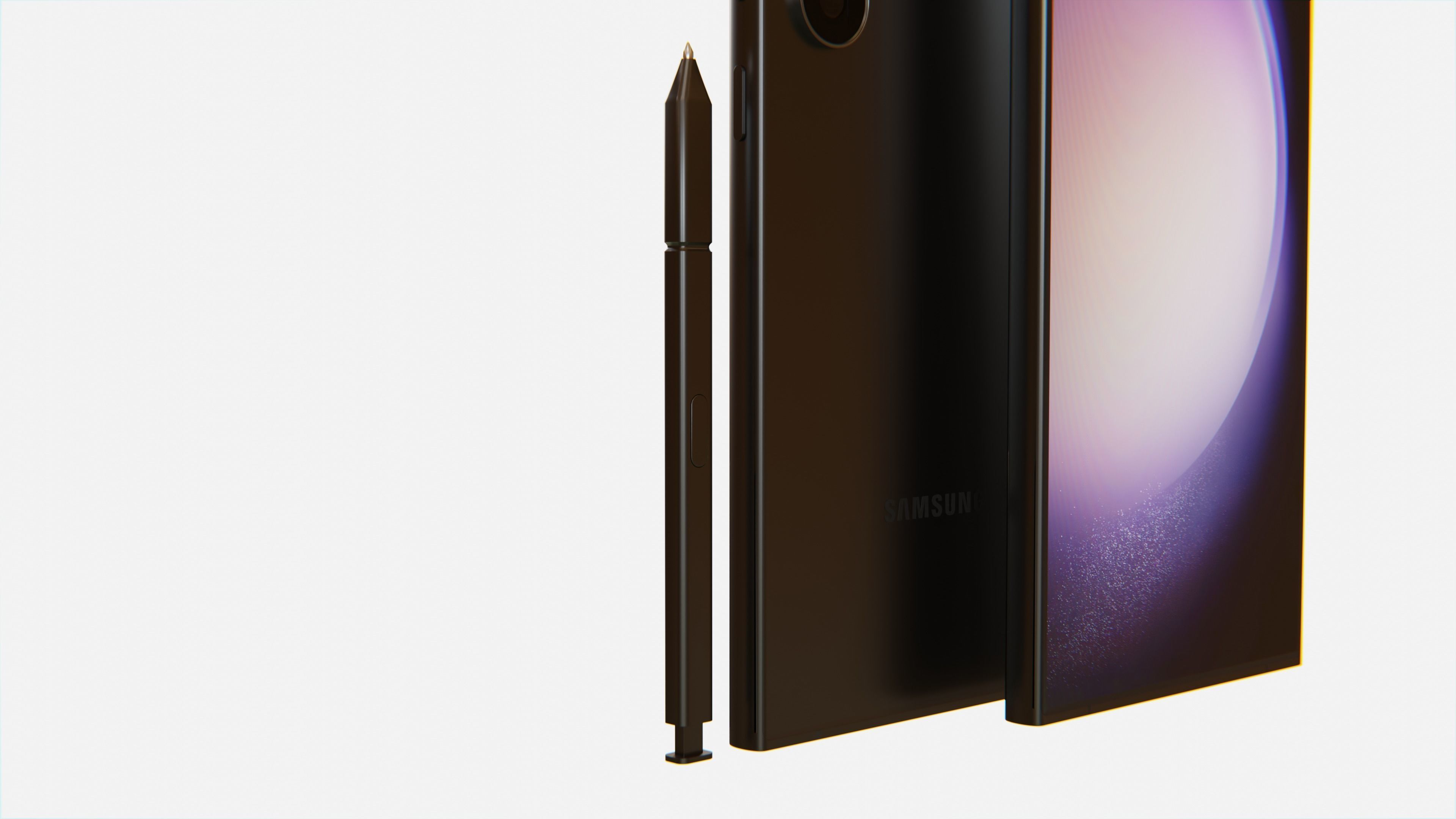 Samsung galaxy s24 ultra Pixels effects 3D model_5