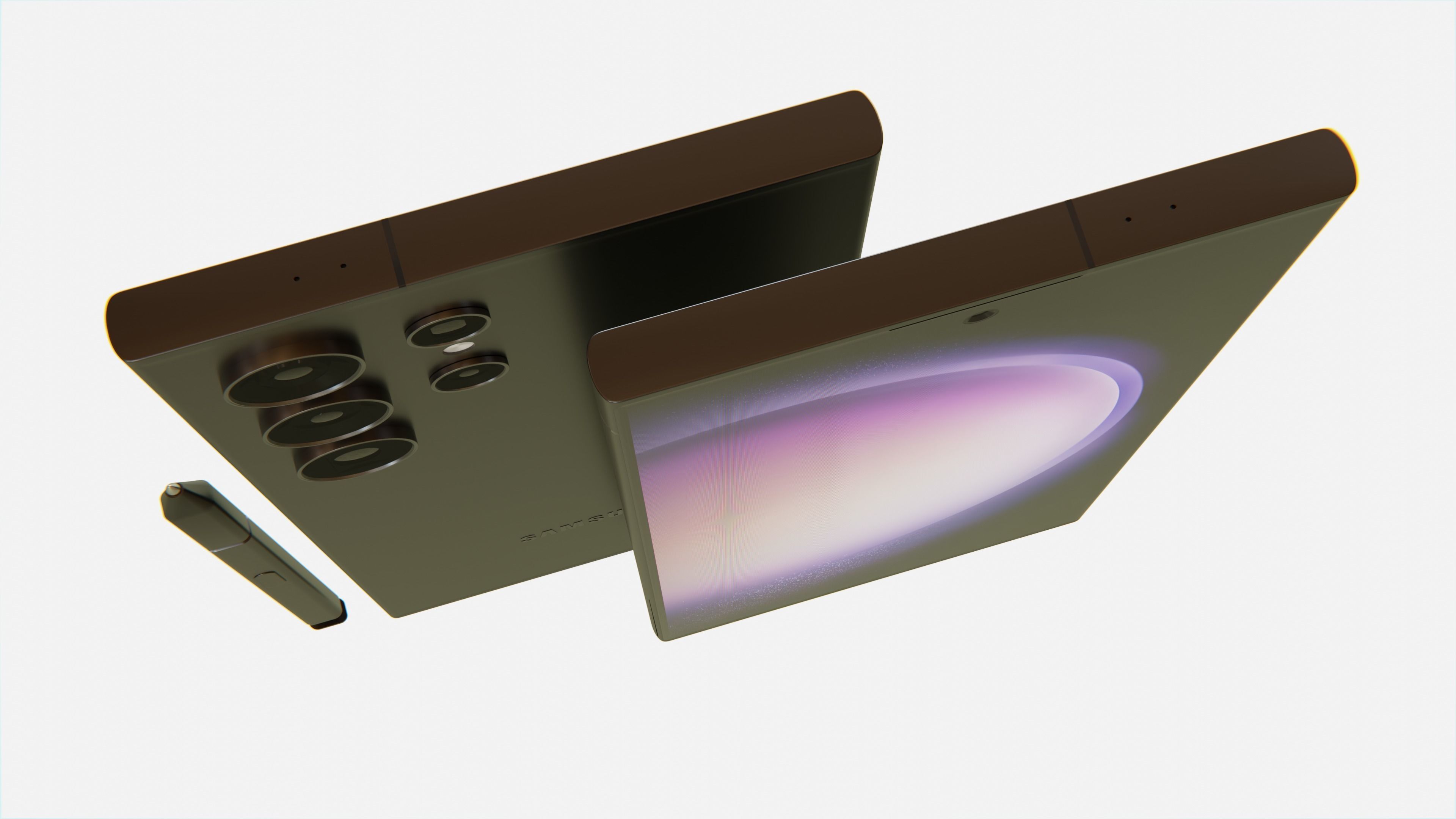 Samsung galaxy s24 ultra Pixels effects 3D model_6