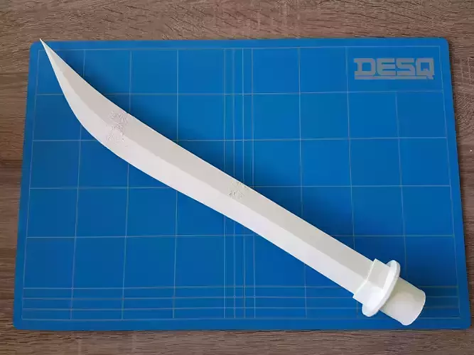 Naginata or Spear tip 3d Print 3D print model