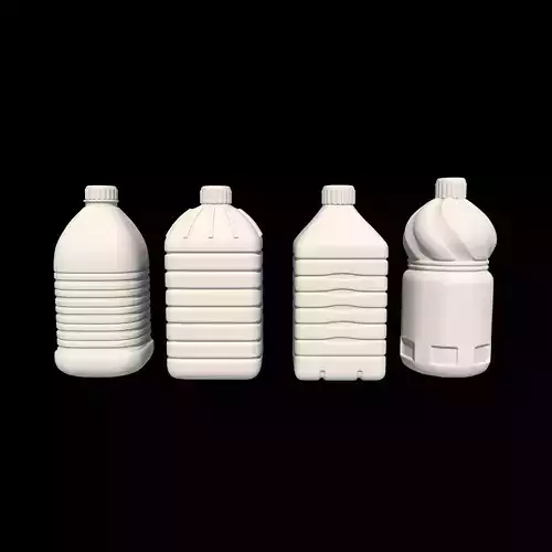 bottle Low-poly 3D model