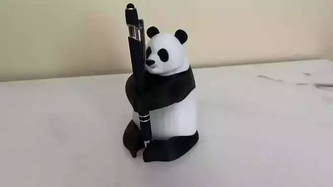 Cute Panda Holder Helper 3D print model