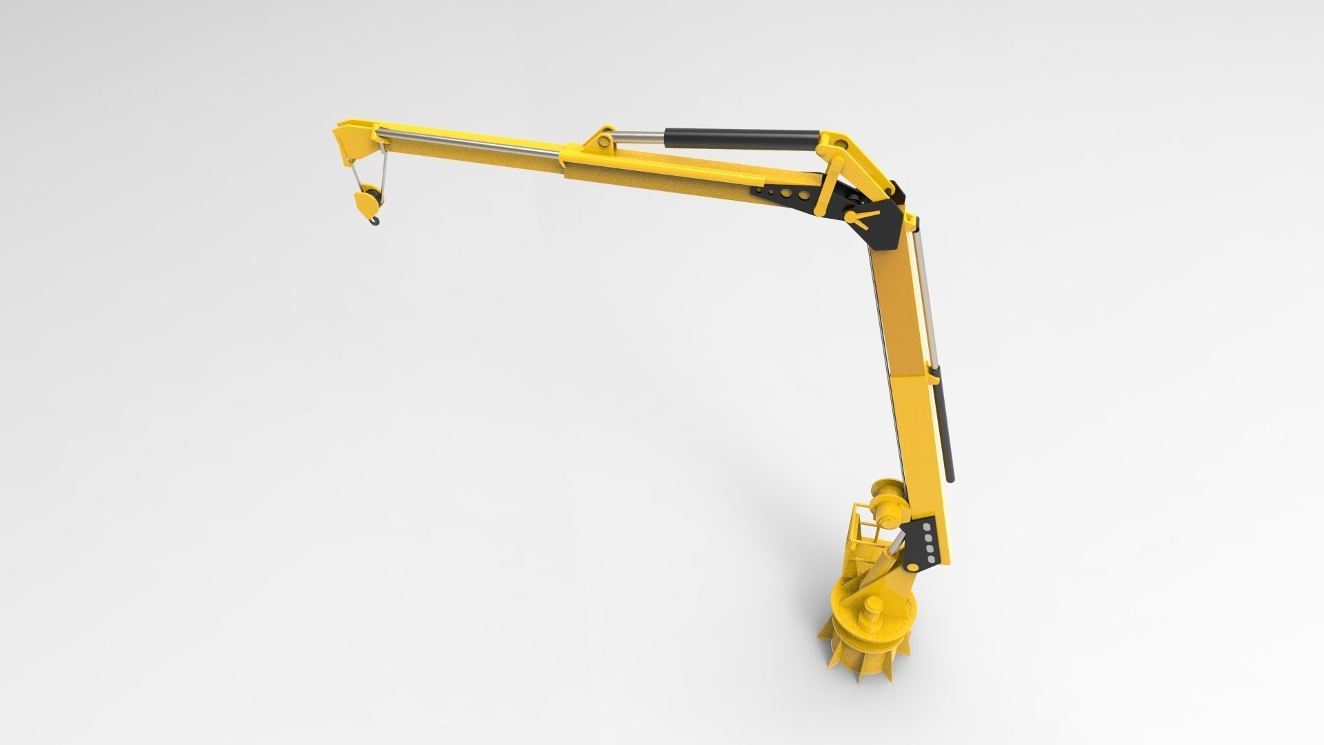 Crane Deck Ship 3D model_2