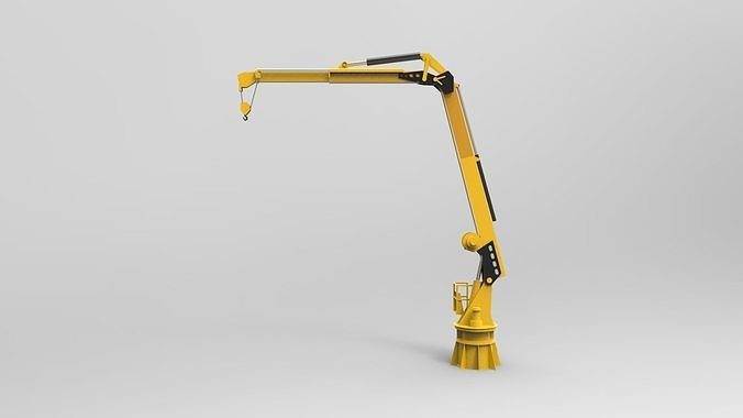 Crane Deck Ship  3D model