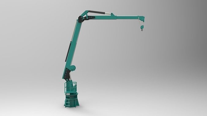 Crane Deck Ship  3D model