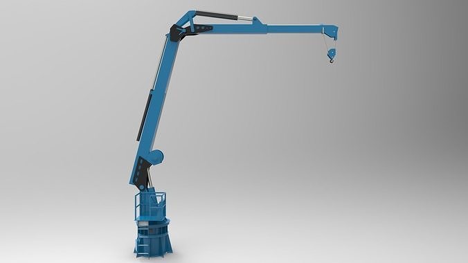 Crane Deck Ship  3D model