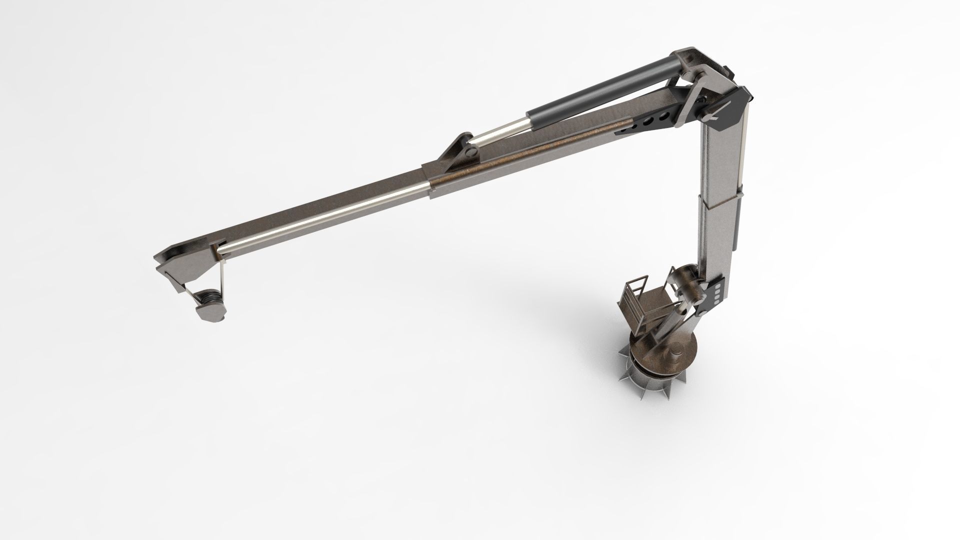 Crane Deck Ship 3D model_4