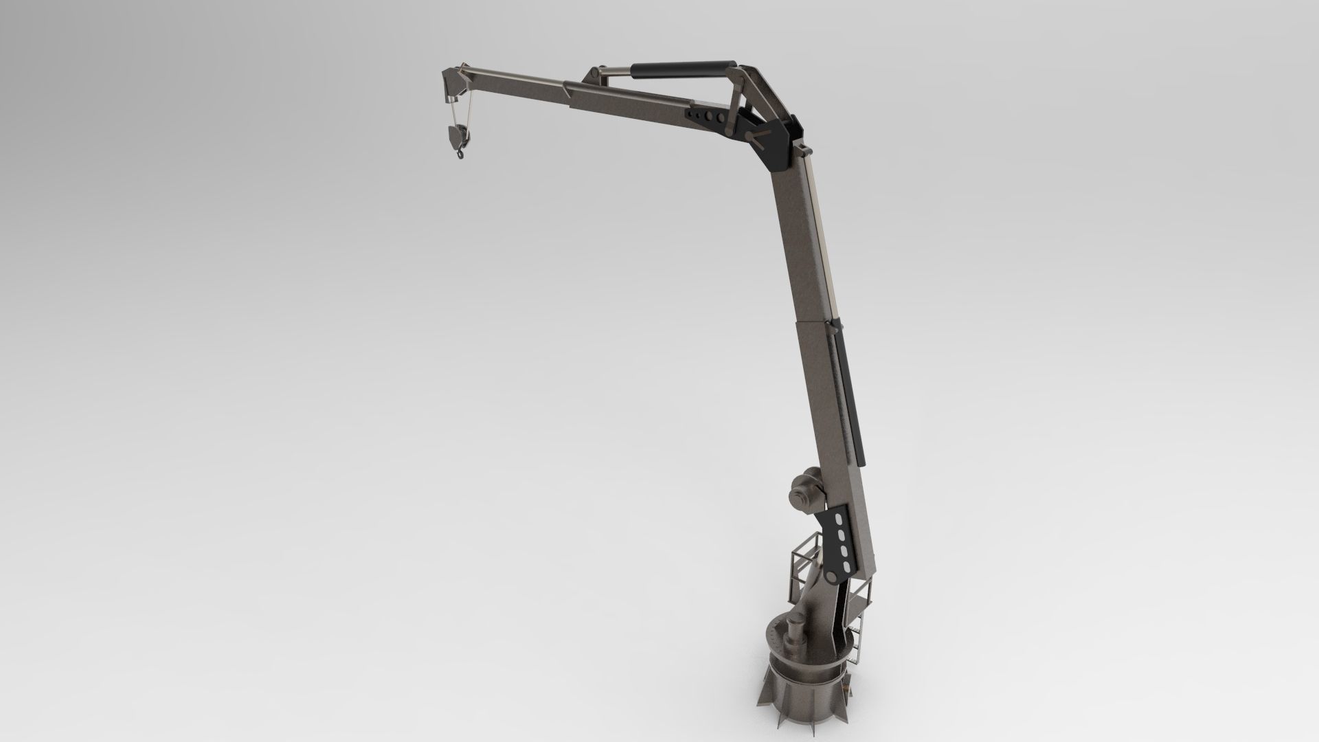 Crane Deck Ship 3D model_1
