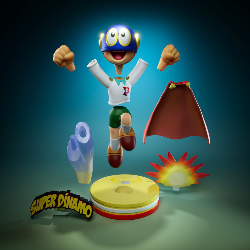 Paman - Super Dinamo 3D print model_6