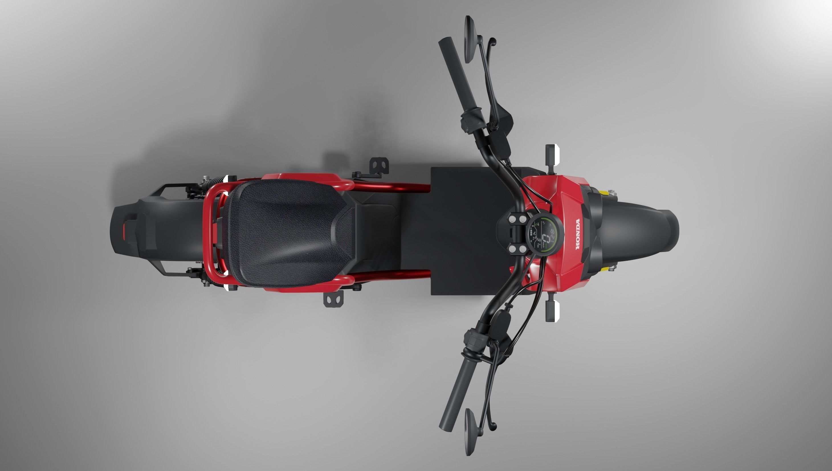 HONDA ZOOMER E Low-poly 3D model_4