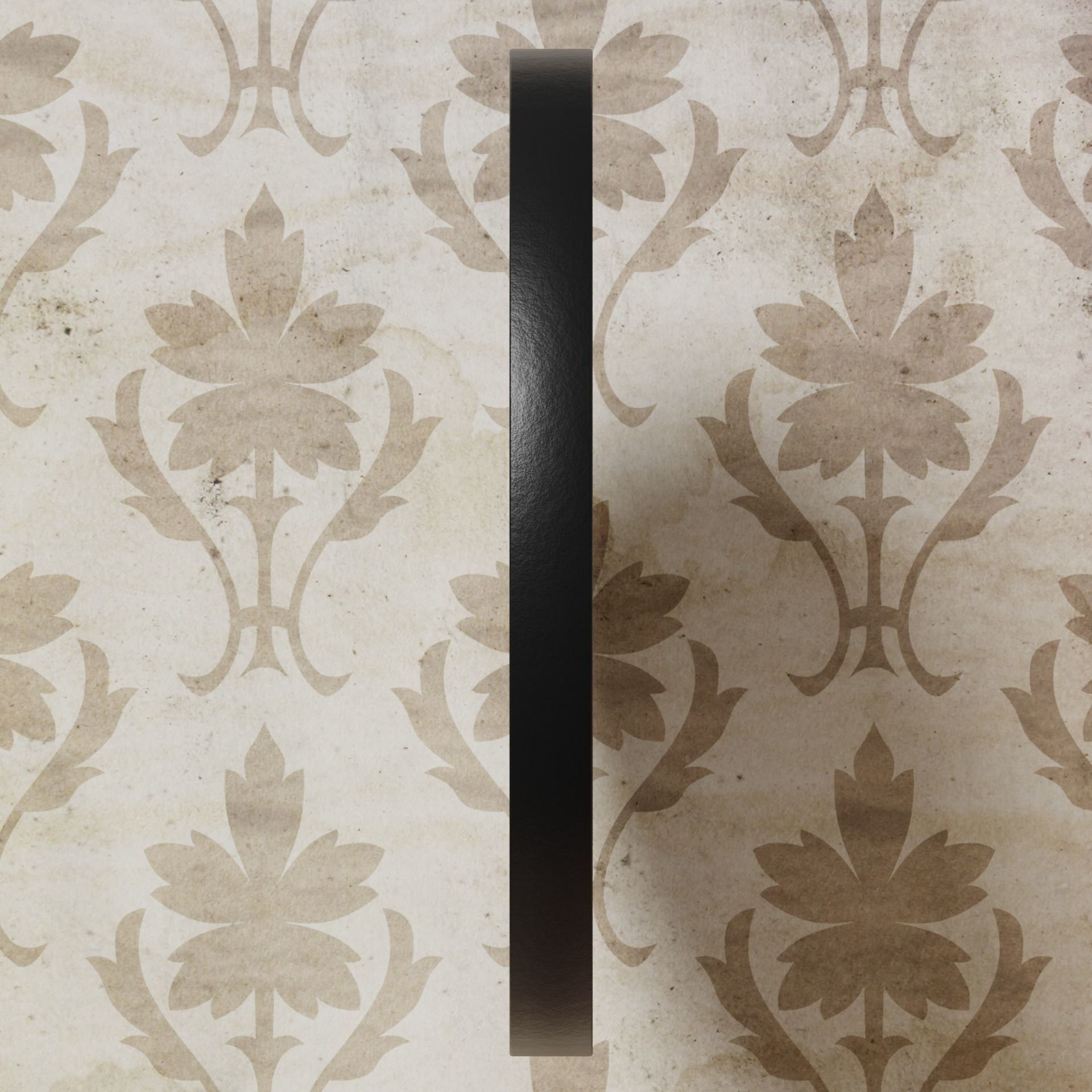 Vintage Classic Clock Low-poly 3D model_4