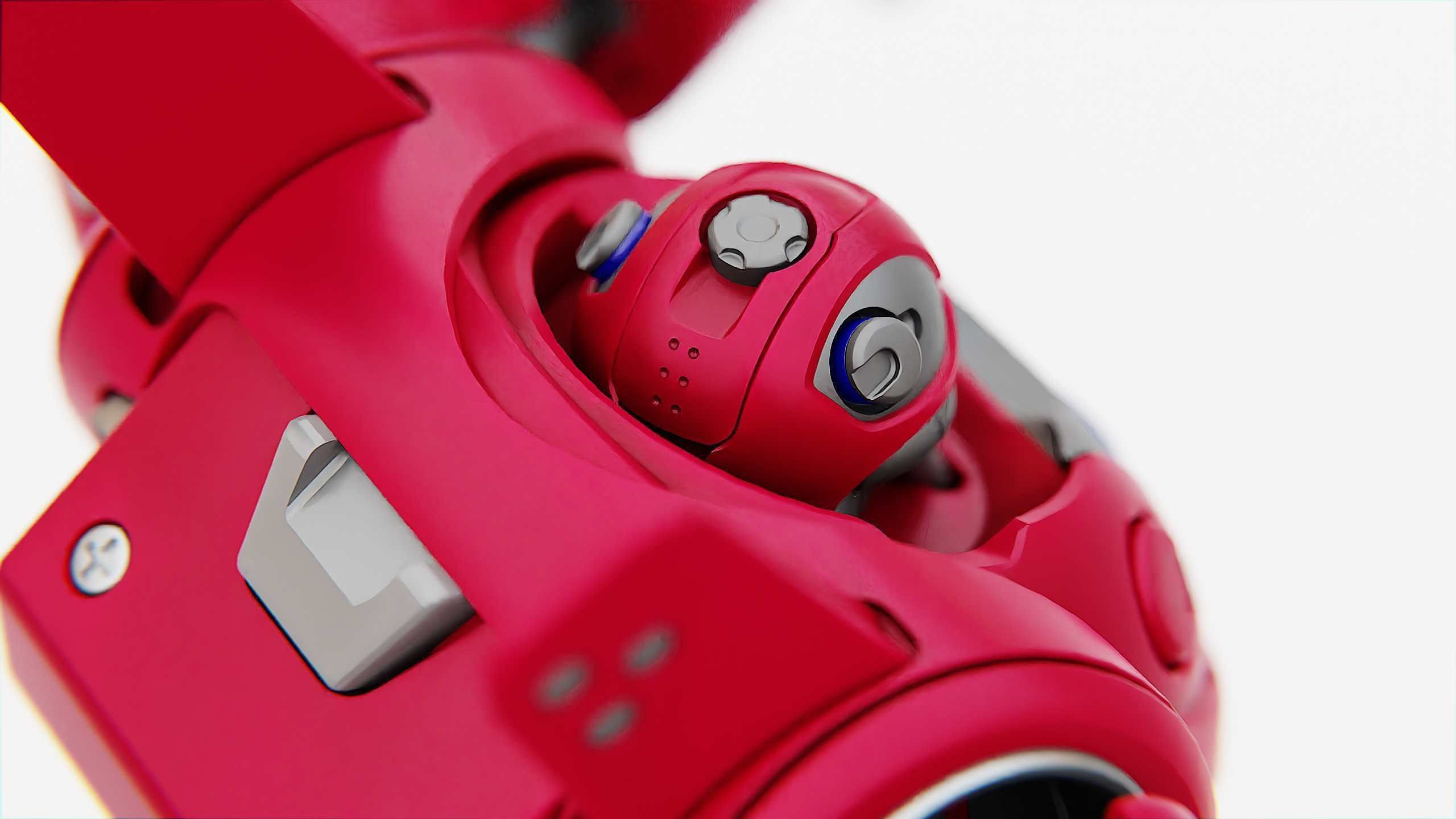 BATTLE DROID RED DEMON  RIGGED 3D model_20