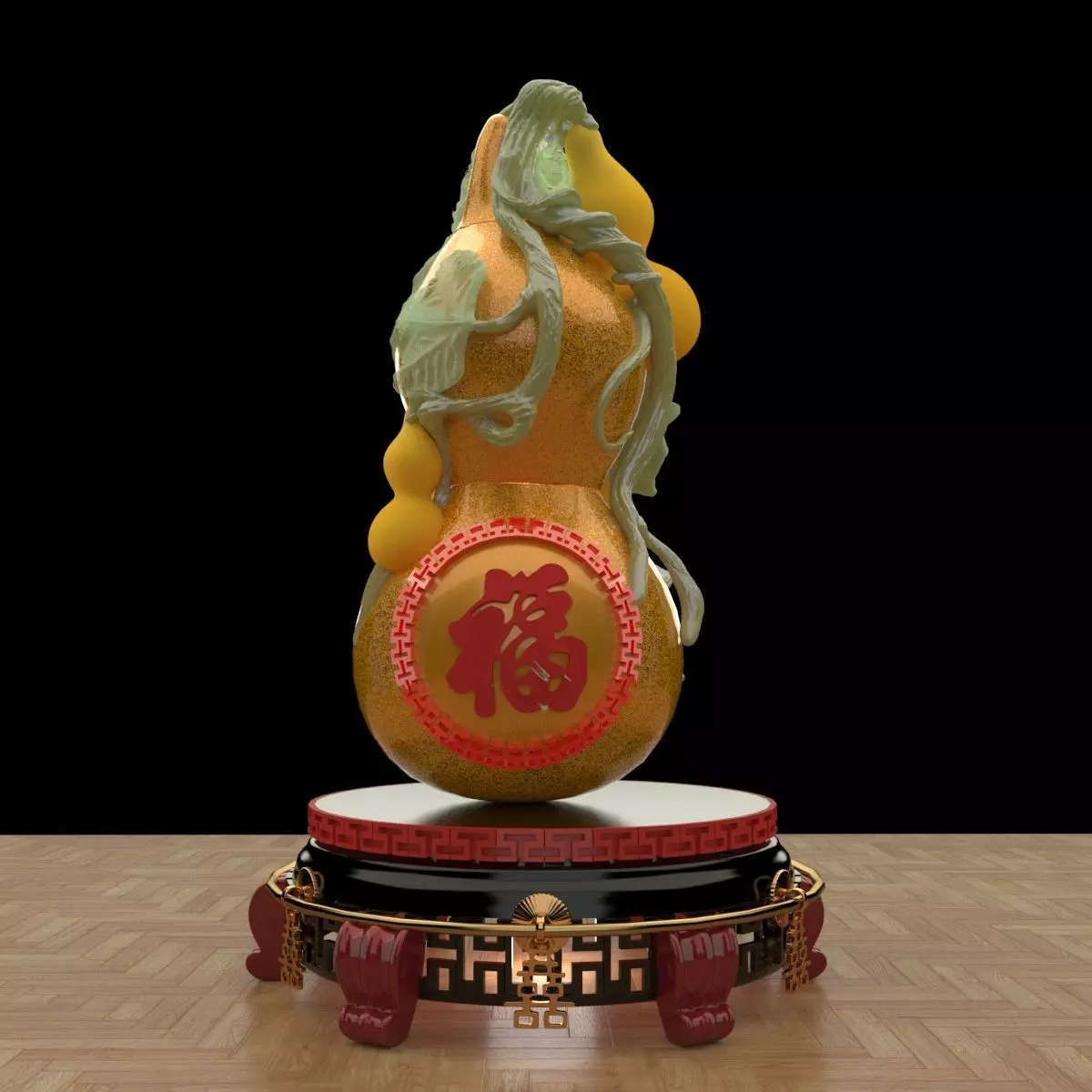Chinese gourd 3D model