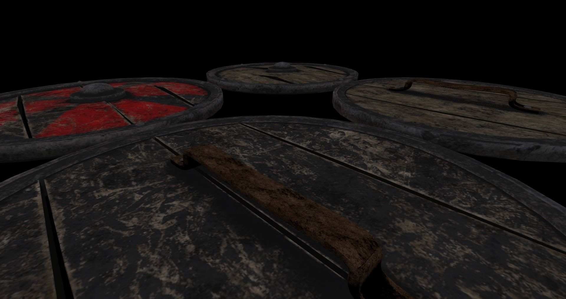 Viking Shield 3D Model Mesh 3D model_3