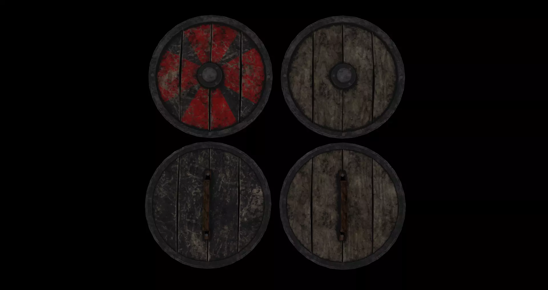 Viking Shield 3D Model Mesh 3D model_0