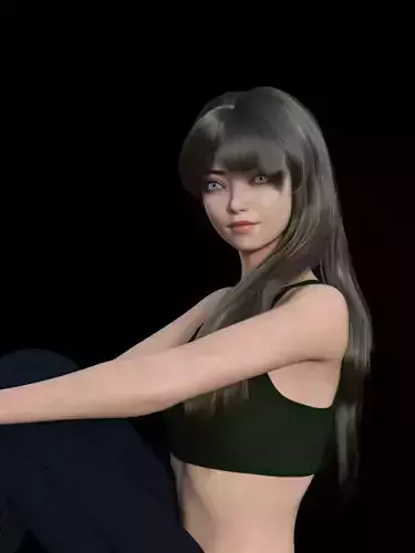 Asian Teenager V1 G9 Full 3D 3D model
