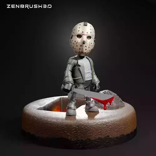 JASON VOORHEES CHIBI STL - 3D PRINTING 3D print model