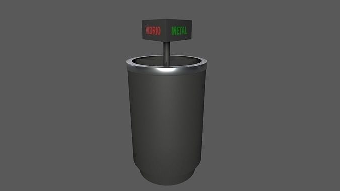 Basurero Ecologico Estacion Ecologico 3D model