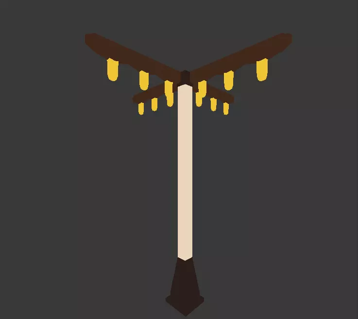 Light Post Free low-poly 3D model
