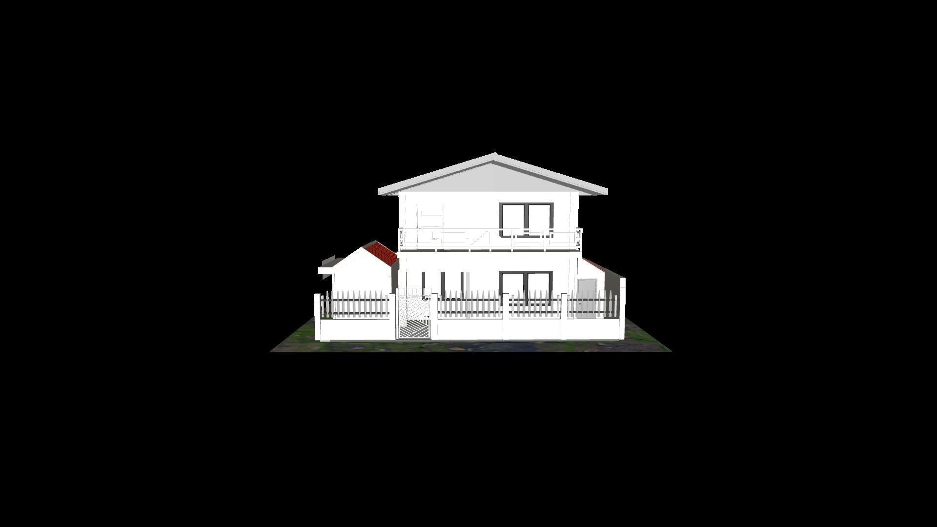 simple house 3D model_2