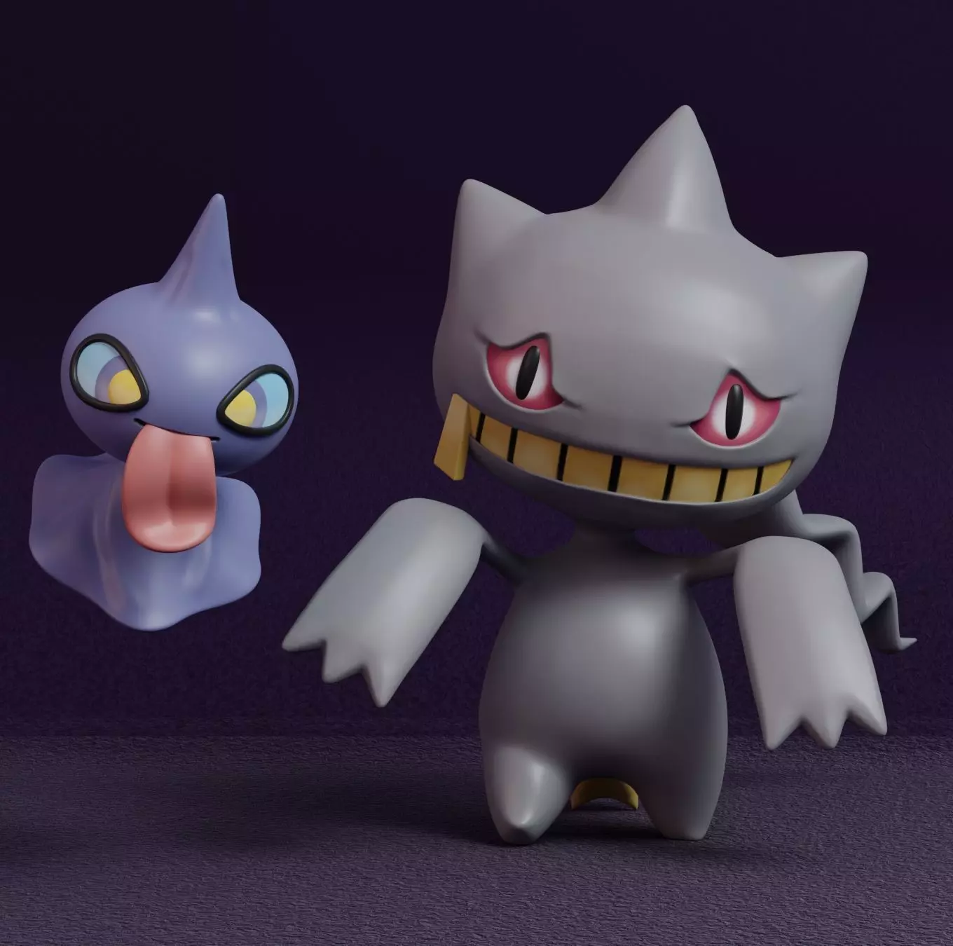 Pokemon - Shuppet and Banette with 2 poses 3D print model_0