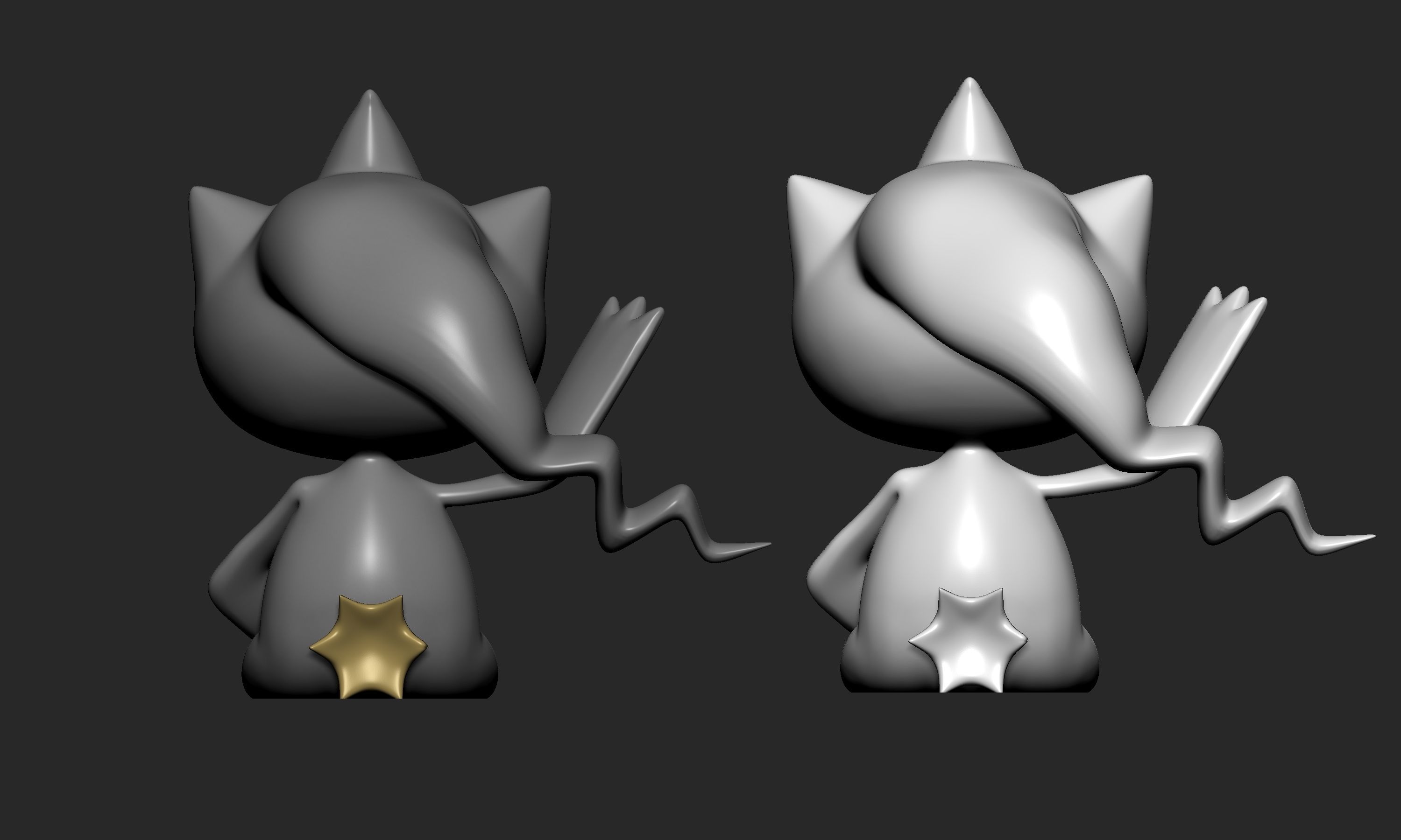 Pokemon - Shuppet and Banette with 2 poses 3D print model_8