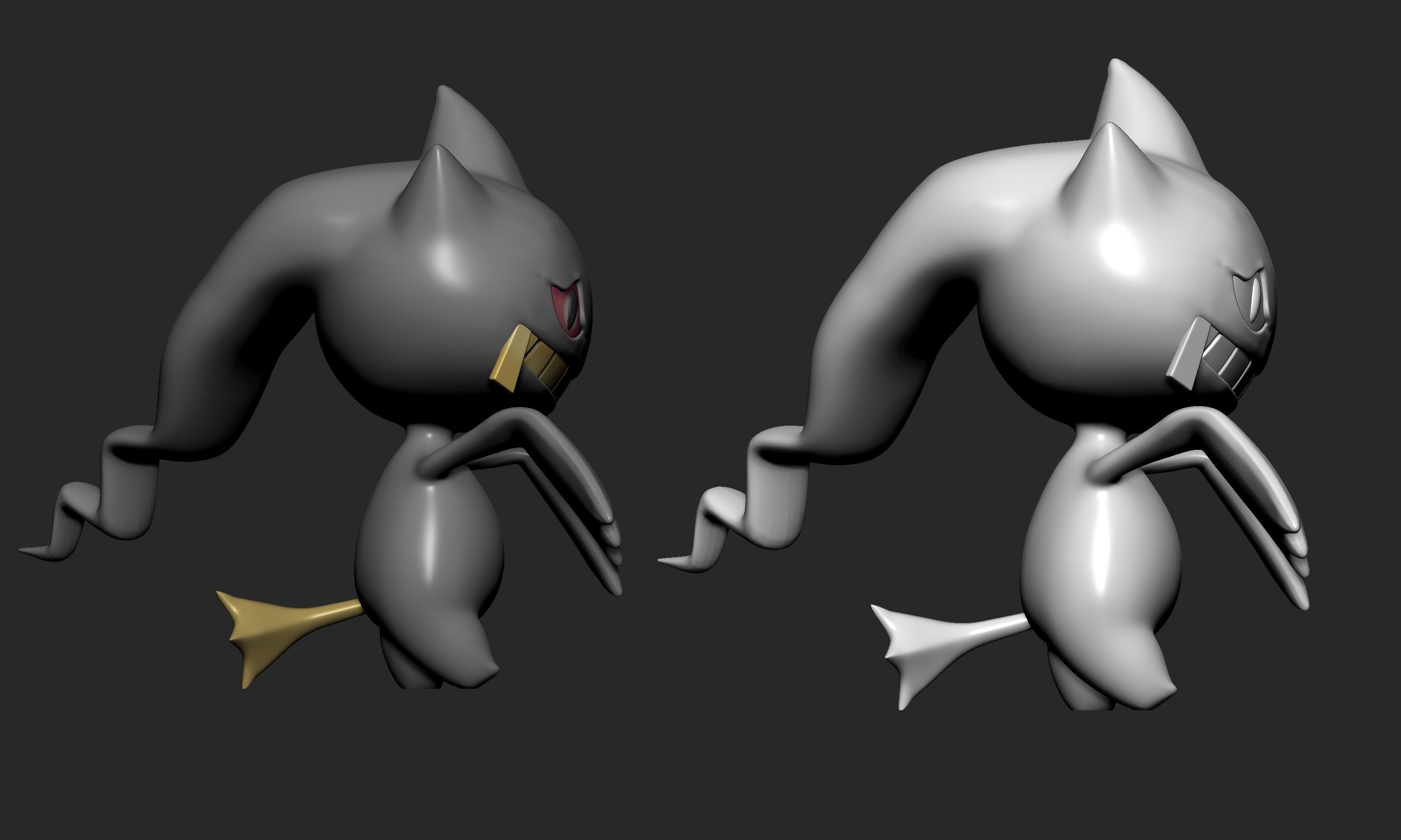 Pokemon - Shuppet and Banette with 2 poses 3D print model_3