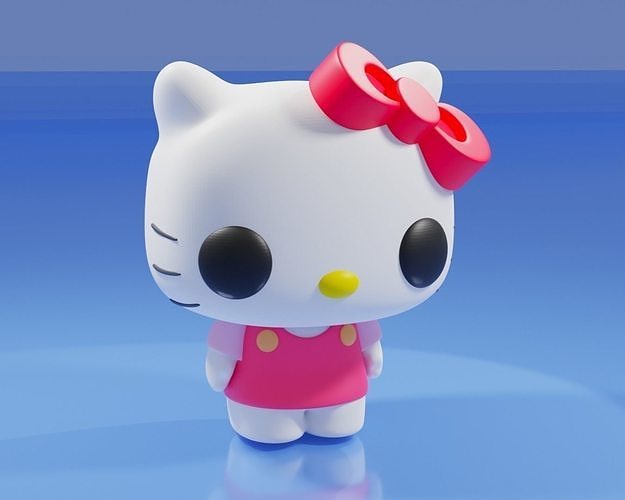 Hello Kitty Funko Pop 3D print model